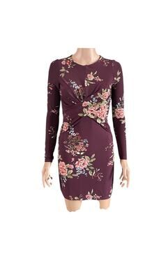 & Harmony Floral long sleeved dress size small